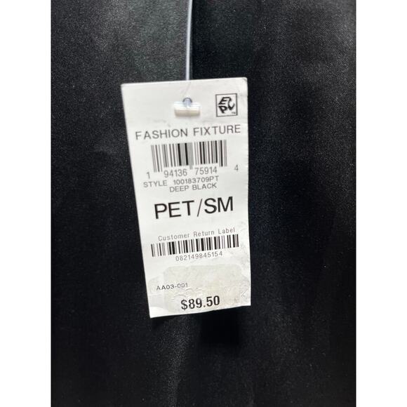 Bar III Faux Leather Moto Jacket Black Petite Small PS NWT - Picture 8 of 16